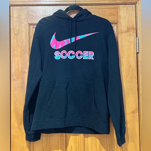Nike Sportswear Club Fleece Men's Soccer Hoodie Size Large - Picture 2 of 6